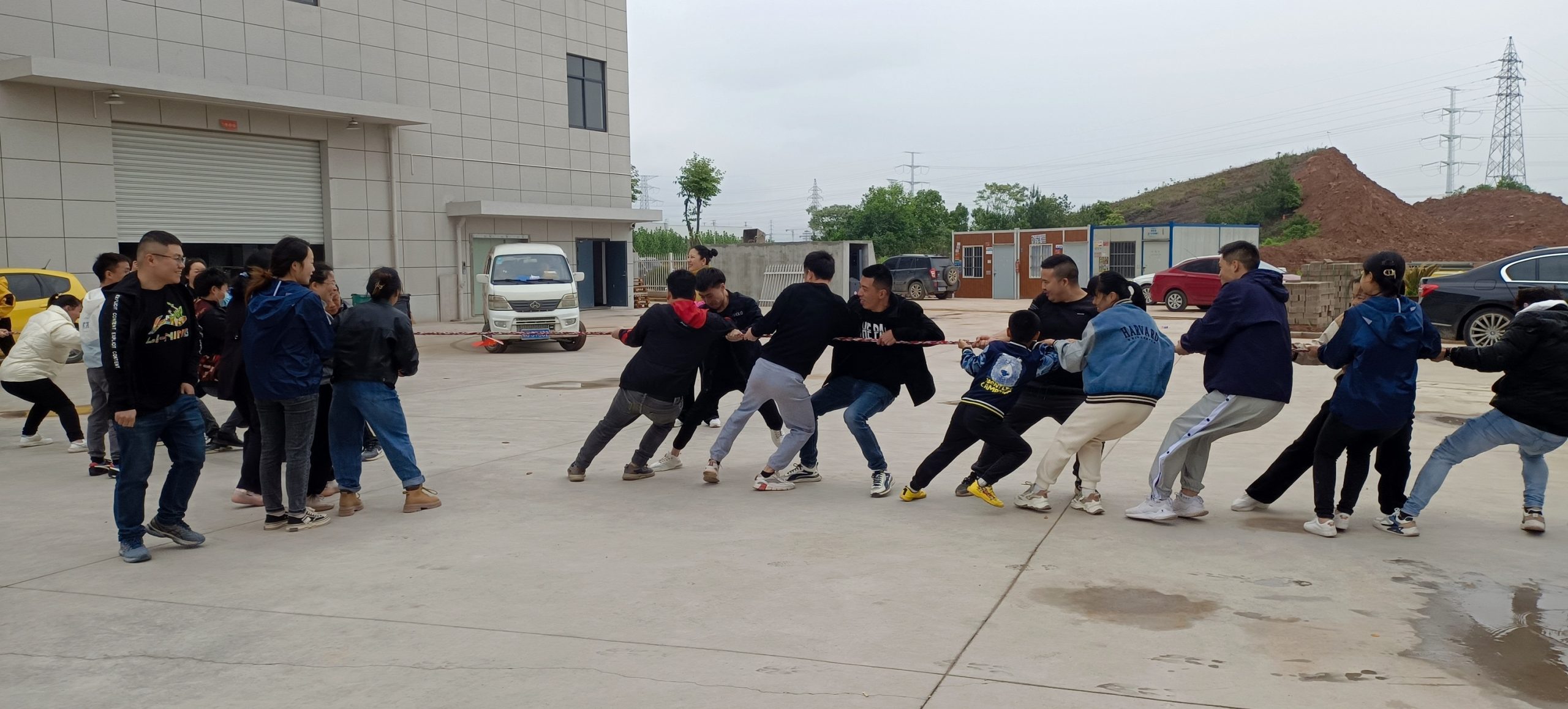 我司舉辦了五一燒烤活動